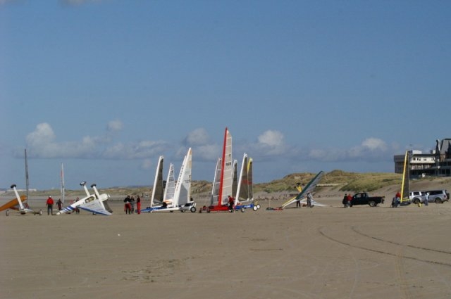 Club de char a voile a Berck